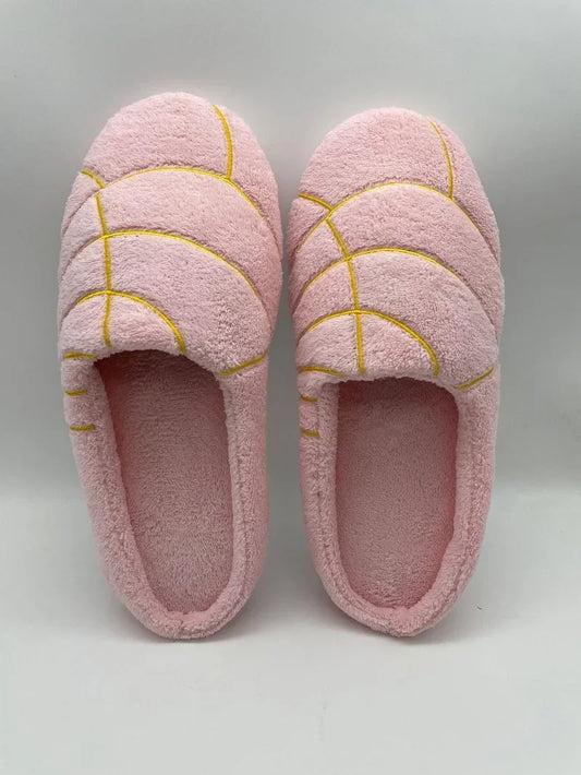 Concha-nclas™  Soft, Warm, and Cozy Concha Bread Wrapped Around Your Feet as Slippers!